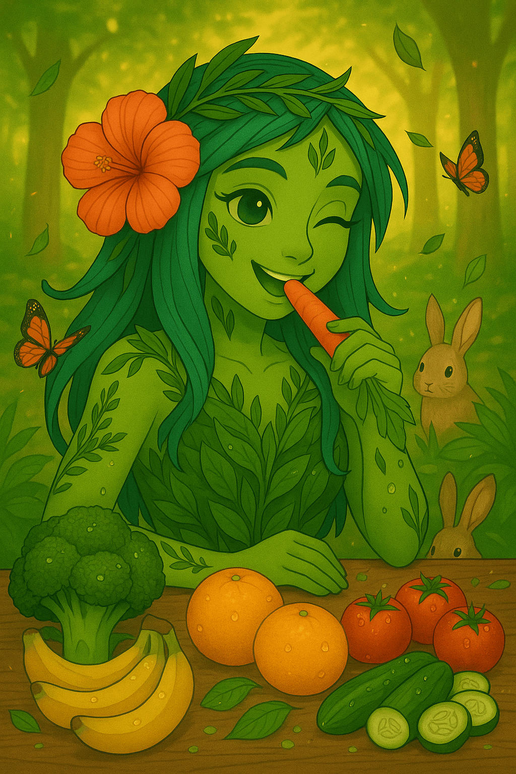 Eso Eco Digital Comic 4 - ESO’s Green Plate Adventure: How a Plant-Based Diet Became Her Superpower - Esottera