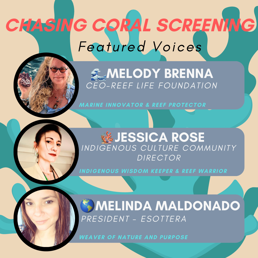 🌊 Chasing Coral: A Virtual Screening by Esottera | Special Guest: Reef Life Foundation| Ocean Love, Awareness & ActionEvent