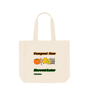 Compost Now - Harvest Later Organic Cotton TotePrinted Bag104705306 Compost Now - Harvest Later Organic Cotton TotePrinted Bag104705306