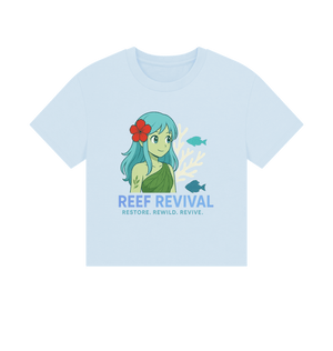 Reef Revival Boxy Tee - Ocean Blue or Natural White | ESO Limited EditionPrinted T-shirt92254378 Reef Revival Boxy Tee - Ocean Blue or Natural White | ESO Limited EditionPrinted T-shirt92254378