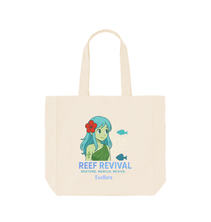 Reef Revival Shopper Tote - Black & Natural | Organic Eco Tote by EsotteraPrinted Bag92247354 Reef Revival Shopper Tote - Black & Natural | Organic Eco Tote by EsotteraPrinted Bag92247354