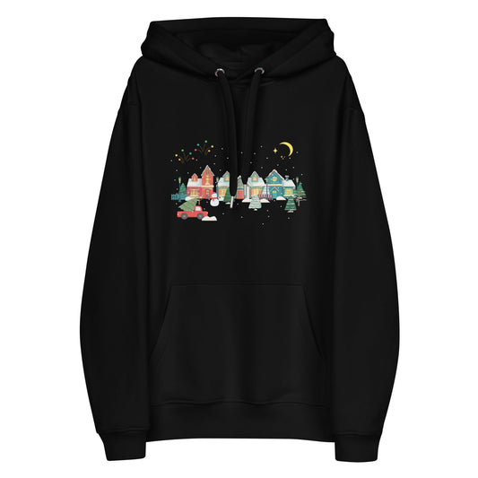 Colorful Christmas Town Hoodie PrintedHoodie1352419_13098