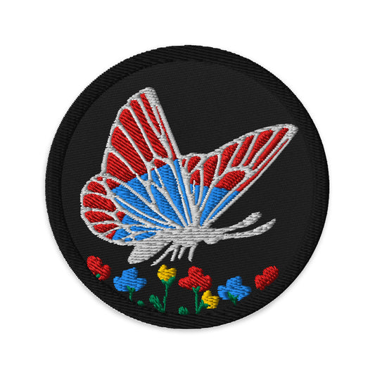 Embroidered patch Colorful ButterflyFabric Patches6812583_12981