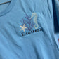 Esottera Embroidered Sea Life Tee – Coral Reef & Seahorse DesignTee