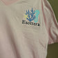 Esottera Embroidered Sea Life Tee – Coral Reef & Seahorse DesignTee