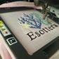 Esottera Embroidered Sea Life Tee – Coral Reef & Seahorse DesignTee