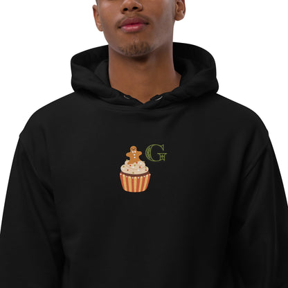 Gingerbread Cupcake Embroidered HoodieHoodie3926626_13098