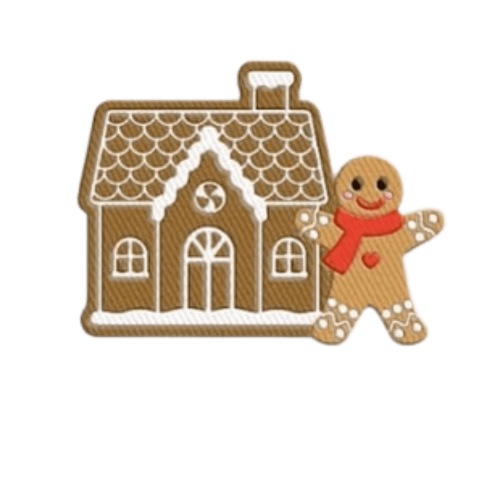 Gingerbread Embroidered PatchFabric Patches300536431 - 1B