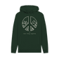 Men’s Organic Cotton Hoodie - S3 Seen • Strong • Supported | Peace Sign Mountain Design | Eco - Friendly, Ethical PulloverPrinted Hoody98594227