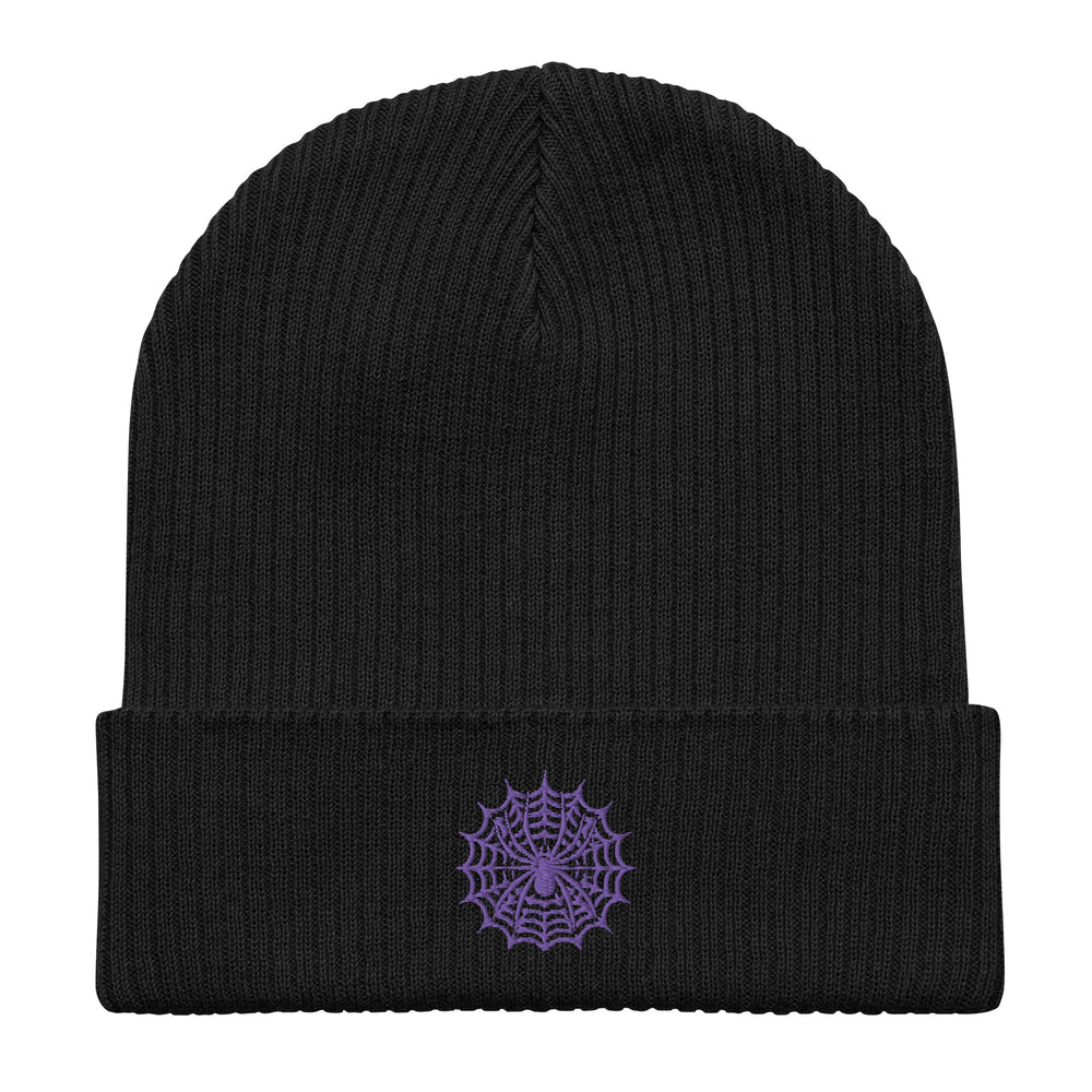 Organic Hat - Halloween Spider EmbroideredBeanie7353688_11706