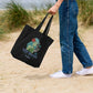 Reef Revival Shopper Tote - Black & Natural | Organic Eco Tote by EsotteraPrinted Bag92247353