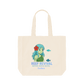 Reef Revival Shopper Tote - Black & Natural | Organic Eco Tote by EsotteraPrinted Bag92247354