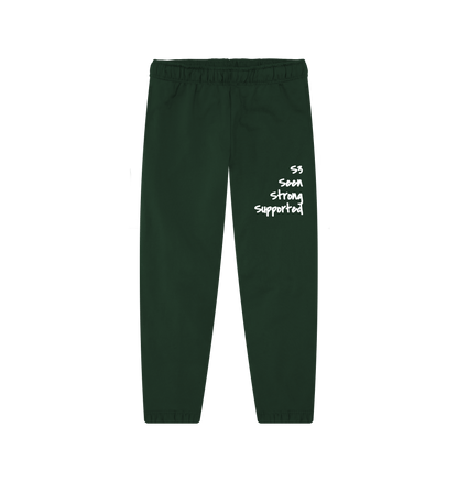 Unisex Organic Cotton Joggers - S3 Seen • Strong • Supported | Evergreen Eco - Friendly Fleece | Ethical, Sustainable LoungewearJoggers98594563
